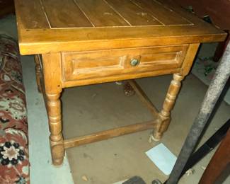 Pine end table