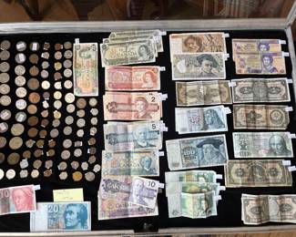 Foreign coins & currency