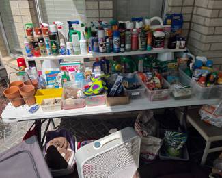 Cleaning supplies, pesticides