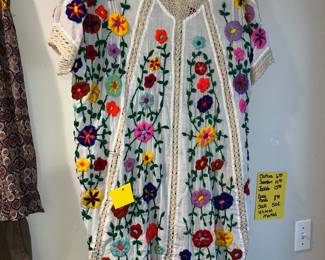 Uncle Frank embroidered Boho top