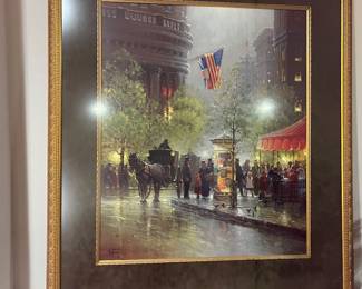 G. HARVEY print "A Breakfast Out"