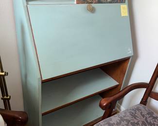 Painted drop-lid desk