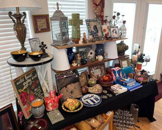 AND STILL ANOTHER TABLE! LOTS MORE UNIQUE BOOKS & POTTERY!