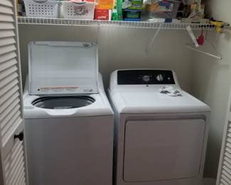 GE commercial quality washing machine & GAS dryer