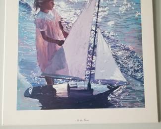 Sailing at the shore