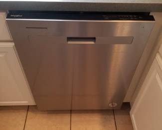 Frigidaire dishwasher has stainless steel interior