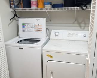 Whirlpool washing machine & GAS dryer