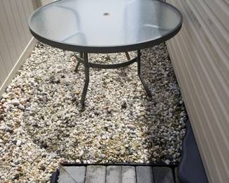 Patio dining table