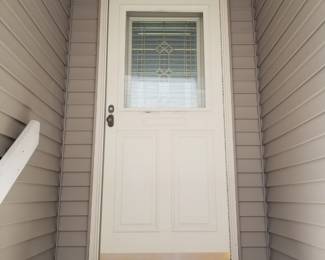 Storm door; entry door
