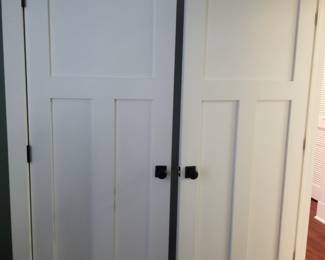 Updated interior doors and knobs