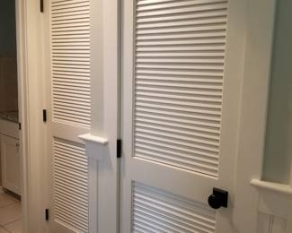Louvered doors