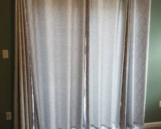 Curtain panels & curtain rods