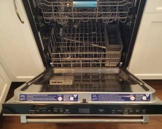 KitchenAid dishwasher with stainless steel interior