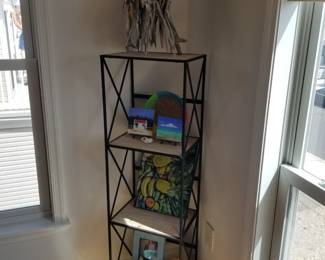 Contemporary shelving unit