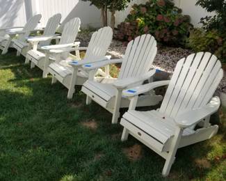 HighWood poly lumber Adirondack chairs