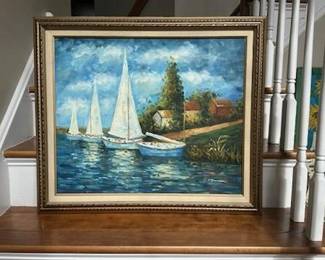 Sailboat scene