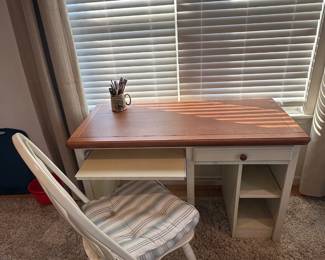Dresser with chair matches dresser with mirror & two drawer cupboard