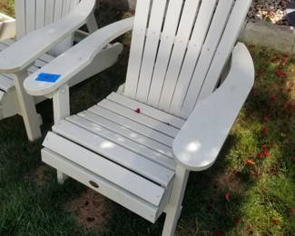 HighWood poly lumber Adirondack chairs