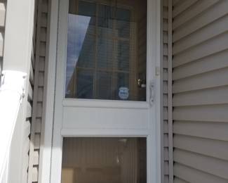 Entry door; storm door