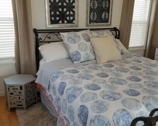 Wrought iron king bed