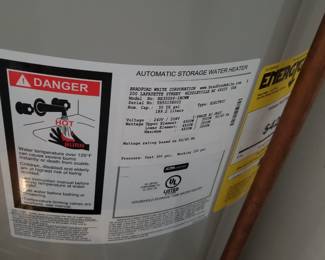 Bradford White 50-gallon ELECTRIC hot water heater