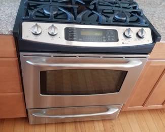 GE Profile gas range