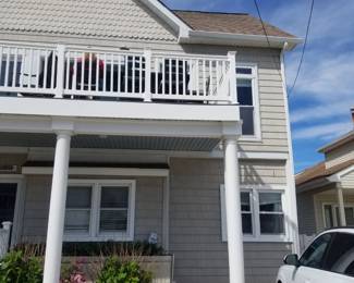 Siding; vinyl railings; hardscape blocks