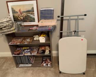 Curtains, Saints draft magazines etc.