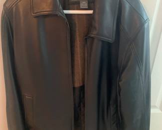 Kenneth Cole men’s leather jacket - size medium