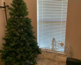 Christmas tree and deer