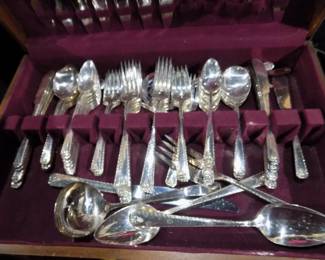Silverplate flatware set (2 to choose from)