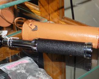 Hand held telescope and case