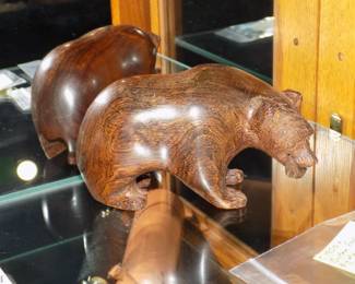 Ironwood Bear sculpture