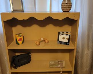 Wood Bookcase etc.