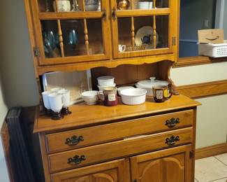 Maple China Cabinet