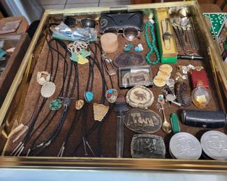 Belt Buckles, Bolo's, RayBans etc.