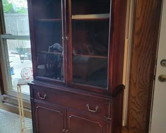 Mahogany China Cabinet