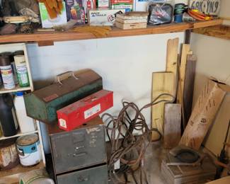 Metal File Cabinet etc.