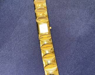 Dolce & Gabbana gold tone chunky watch