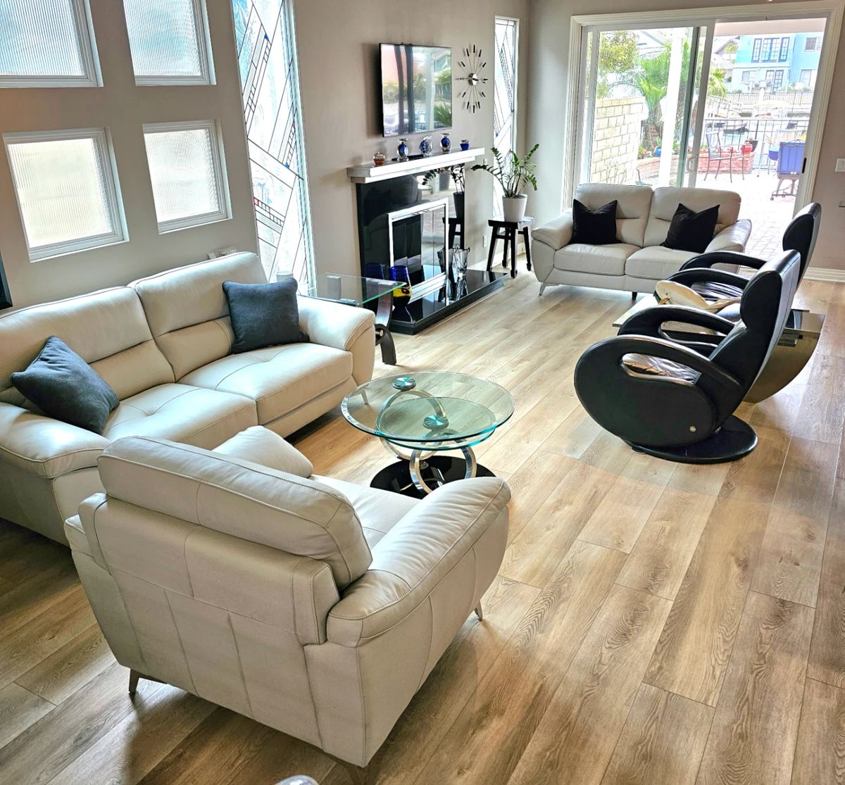 Quality (Well Taken Care Of) Designer Furniture Throughout Property.