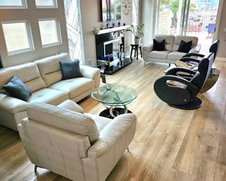 Quality (Well Taken Care Of) Designer Furniture Throughout Property.