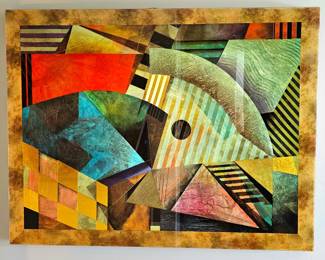 "Circularity In Motion" By Richard Hall Abstract Art Piece.