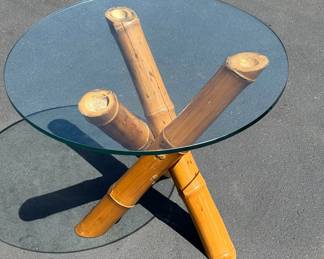 An ANTONIO "BUDJI" LAYUG Bamboo Table