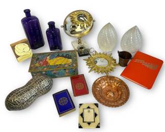 An Assortment of Art Deco to Mid Century Decorative Articles