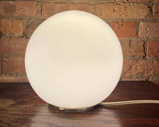 A Modernist Ball Globe Lamp