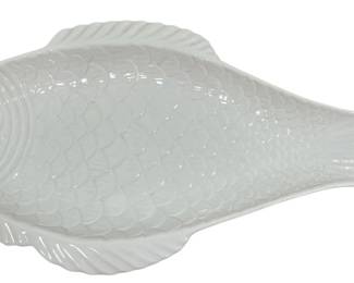 A California Mid Century Glazed Fish Platter