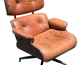 Mid Century EAMES 670 Style Lounger, Rosewood
