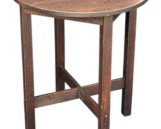 Mission Oak Arts & Crafts Drink Table