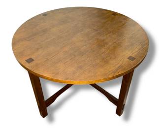Contemporary Mission Oak Style Table