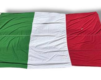 A Large Vintage Italian Flag